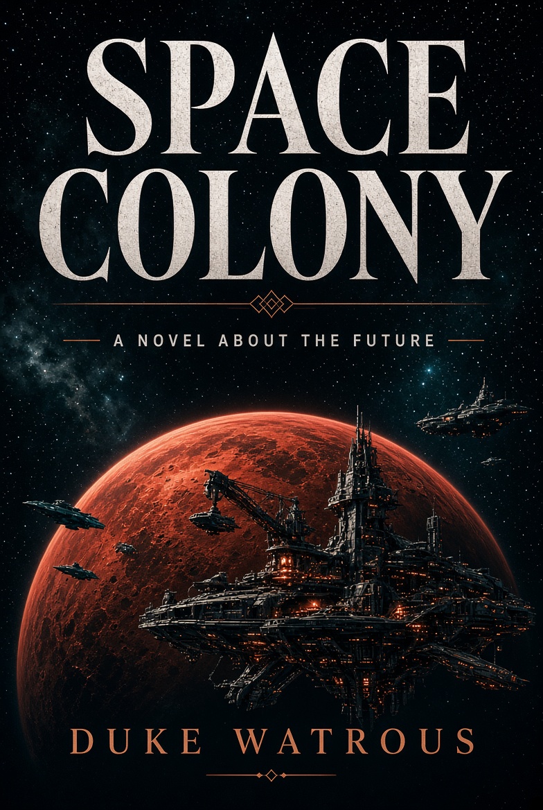 Space Colony novel cover